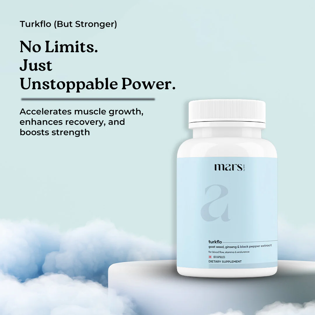 Mars TurkFlo: A Natural T-Level Booster For Better Blood Flow, Energy & Bedroom Game - Image 2