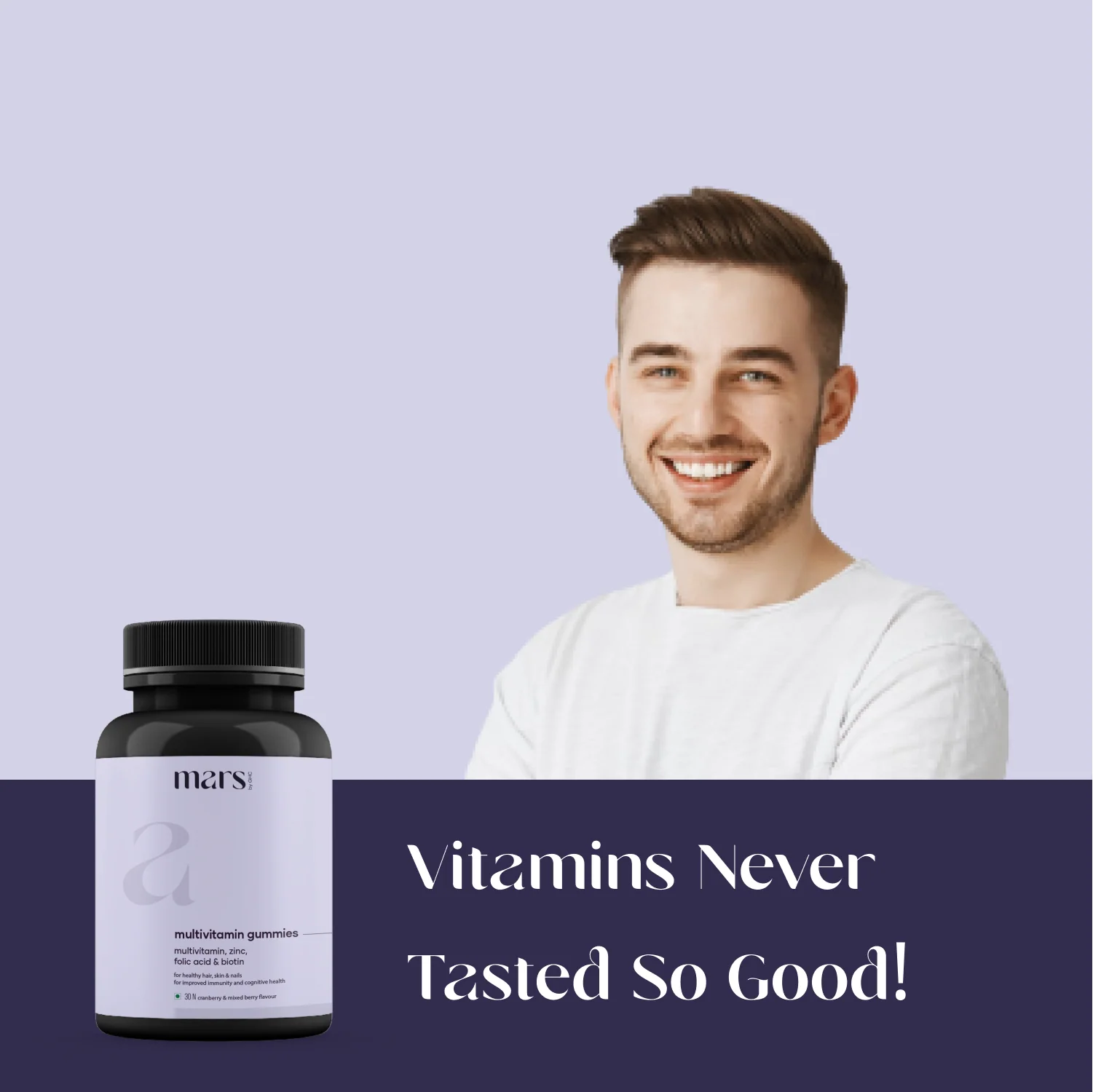 Multivitamin Gummies for Men (30N) | Best Biotin & Multivitamins Tablets - Image 5
