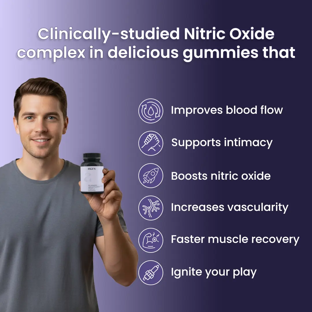 Nitric Oxide Gummies - Natural Energy, Blood Flow & Stamina Booster with Ashwagandha, Maca Extract, Tongkat Ali, Moringa, L-Arginine & L-Citrulline - Image 5