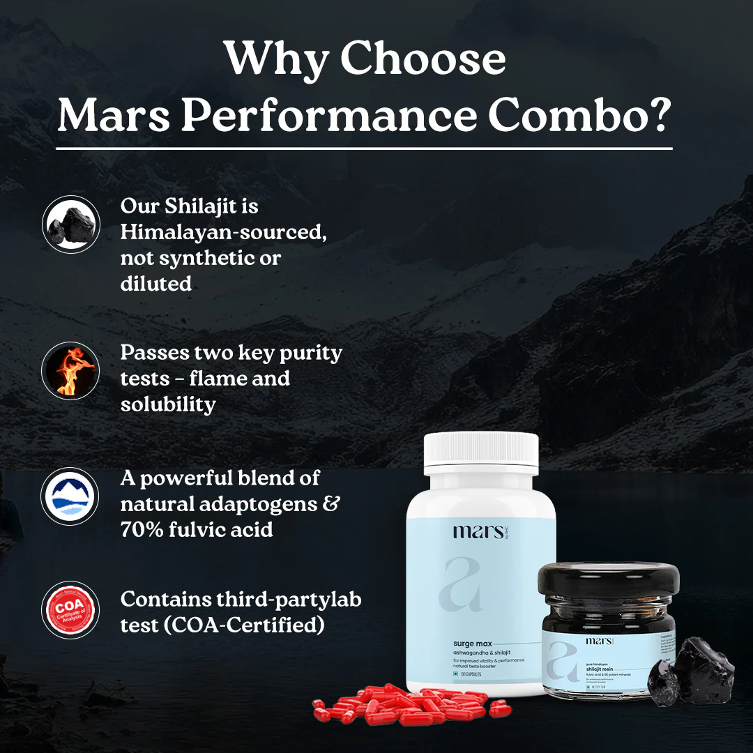 Performance Combo: Powered by Pure Himalayan Shilajit Resin & Natural Ashwagandha Capsules - Image 6