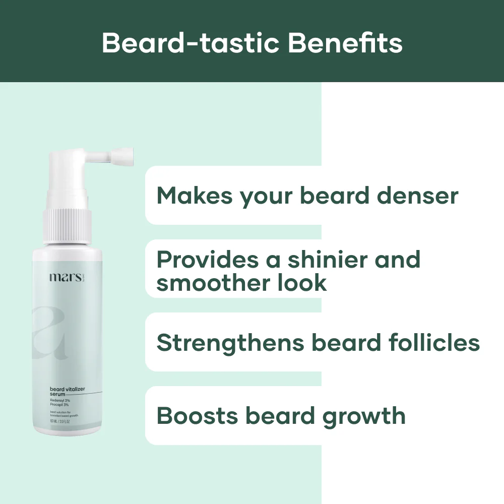 Beard Growth Serum with 3% Redensyl - (60 ml) - Image 3