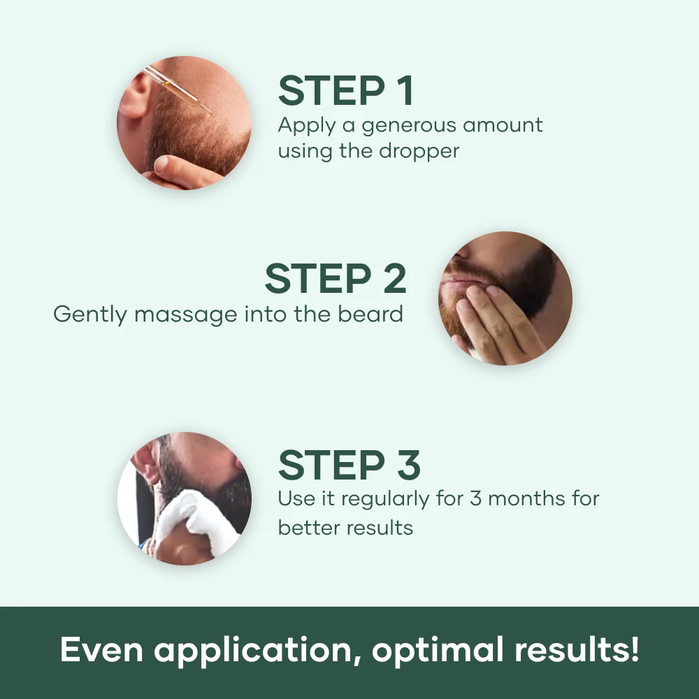 Beard Growth Serum with 3% Redensyl - (60 ml) - Image 4