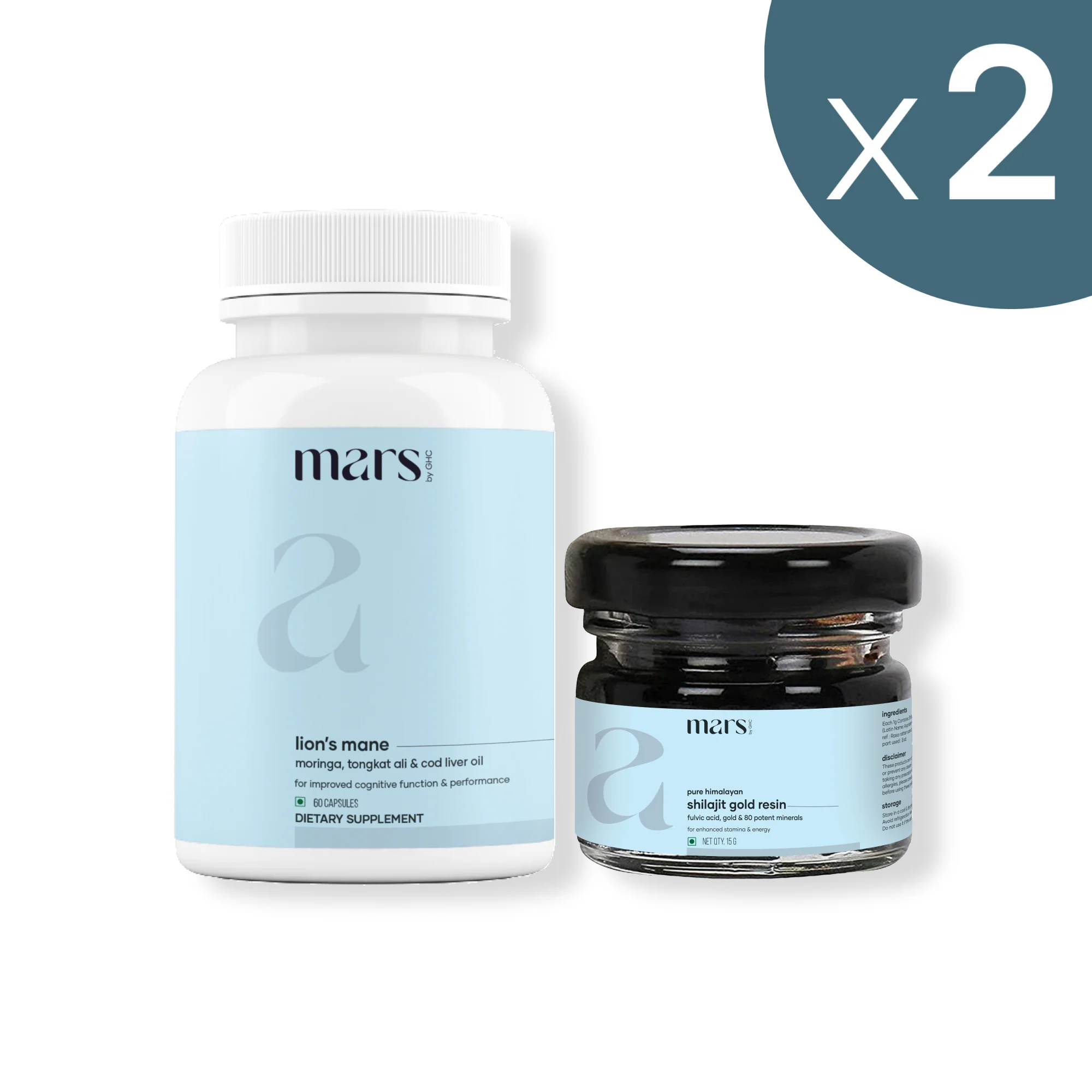 Super Strength Combo: Powered with Lion's mane & Shilajit Gold Resin - Image 6