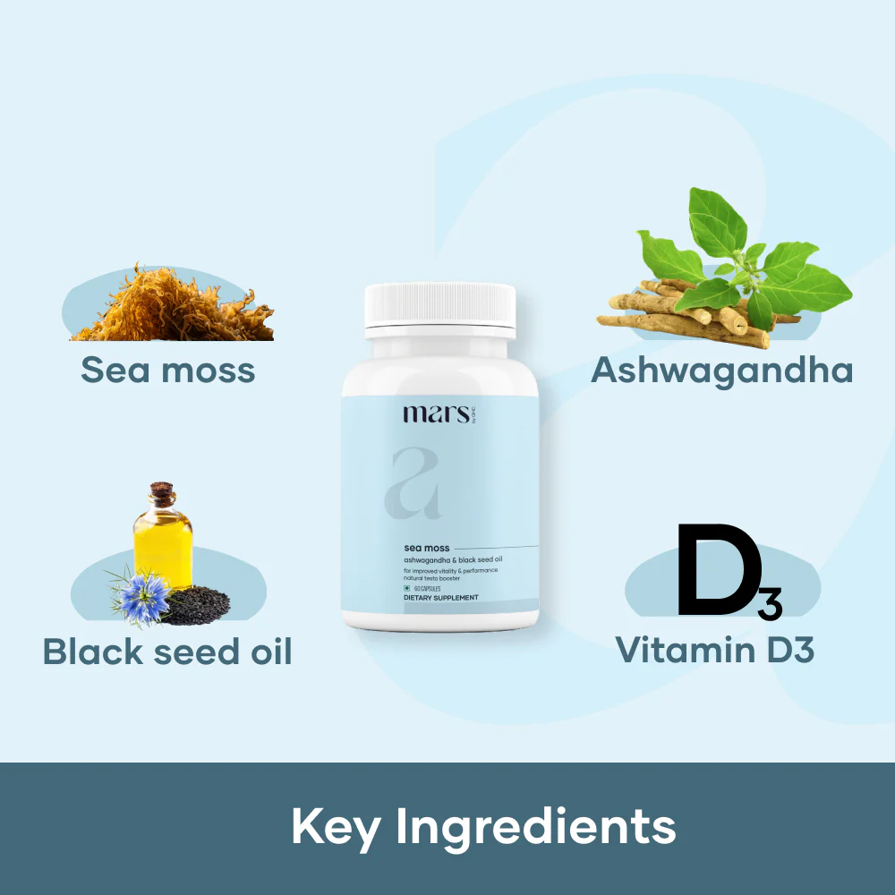 Vitality Booster Combo: Pure Himalayan Shilajit Resin & Natural Sea Moss Caps - Image 5