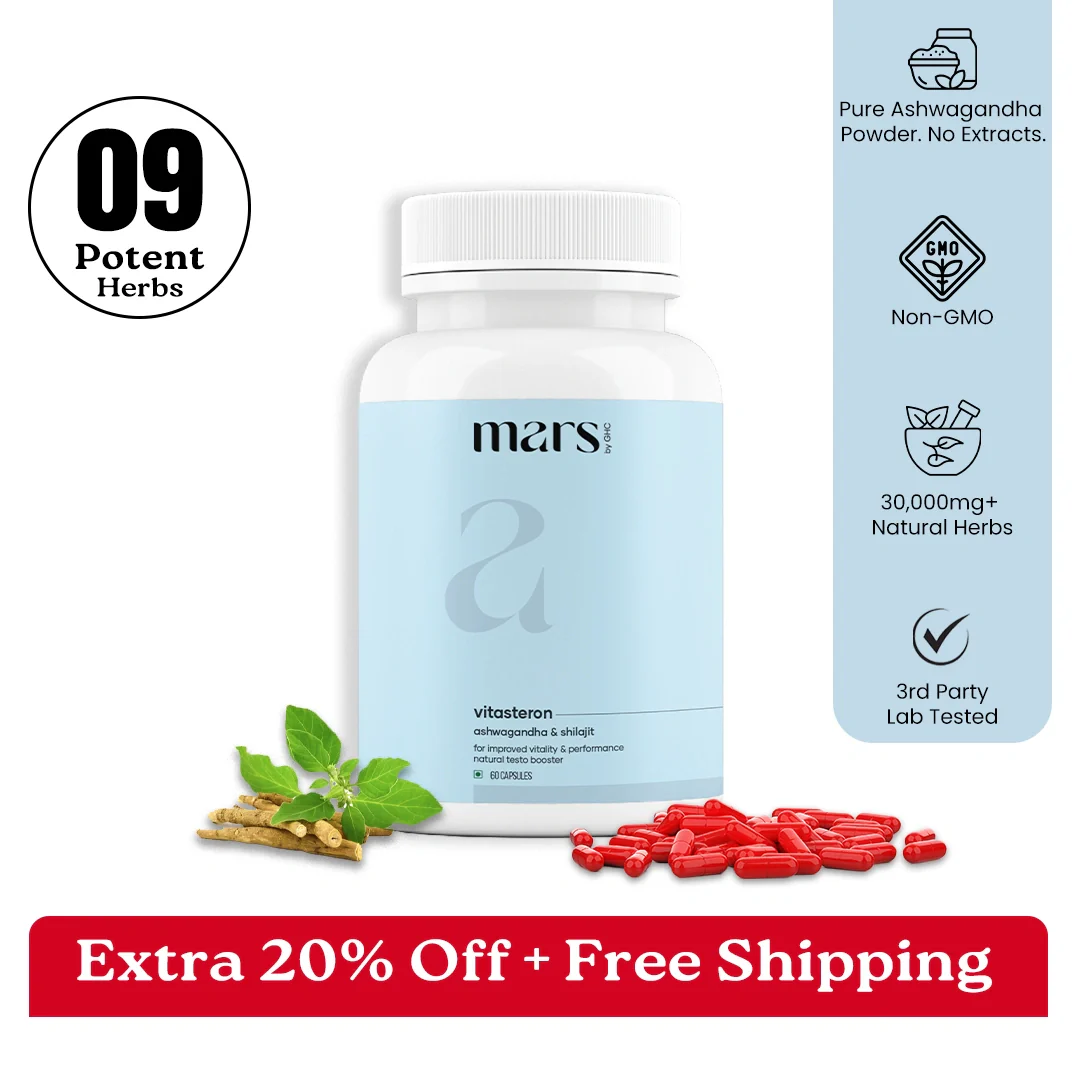VitaSteron : Powered for Testosterone Levels, Muscle Gains & Overall Male Vitality